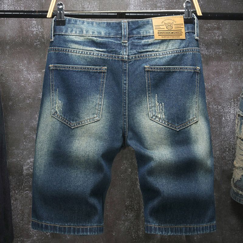 Nowe męskie szorty jeansowe w  – Embroidery Motif recenzja i cena