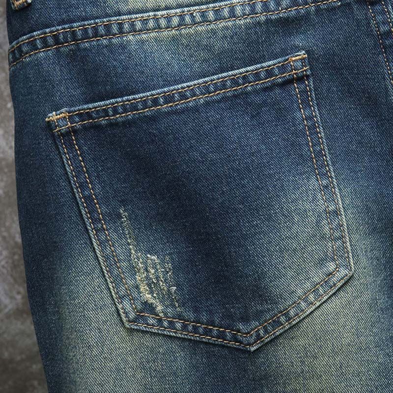 Nowe męskie szorty jeansowe w  – Embroidery Motif recenzja i cena