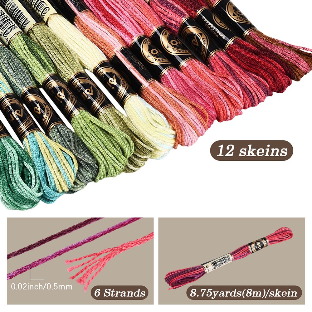 105 jardów nici do haftowania, – Embroidery Floss recenzja i cena