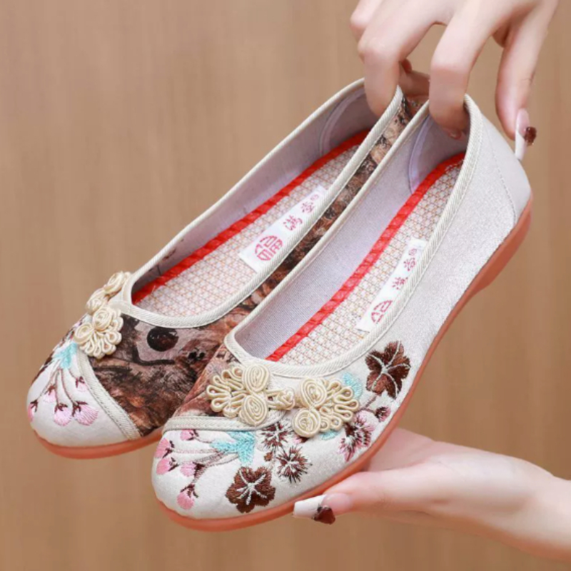 Damskie płócienne buty w stylu – Embroidery Shoes recenzja i cena
