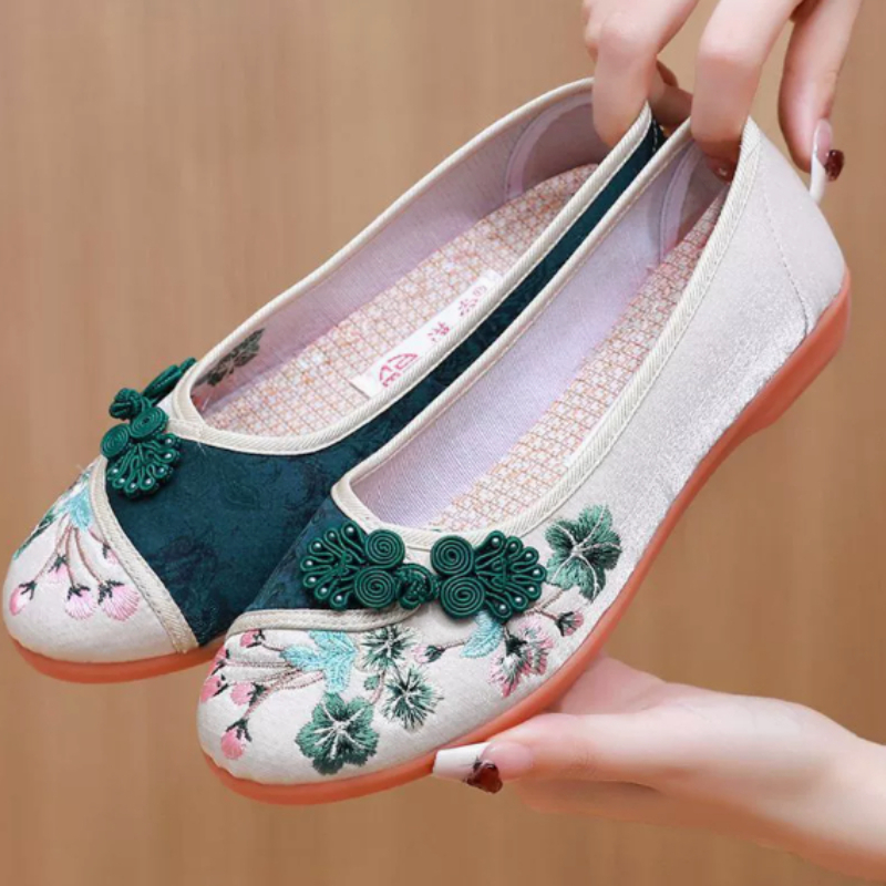 Damskie płócienne buty w stylu – Embroidery Shoes recenzja i cena