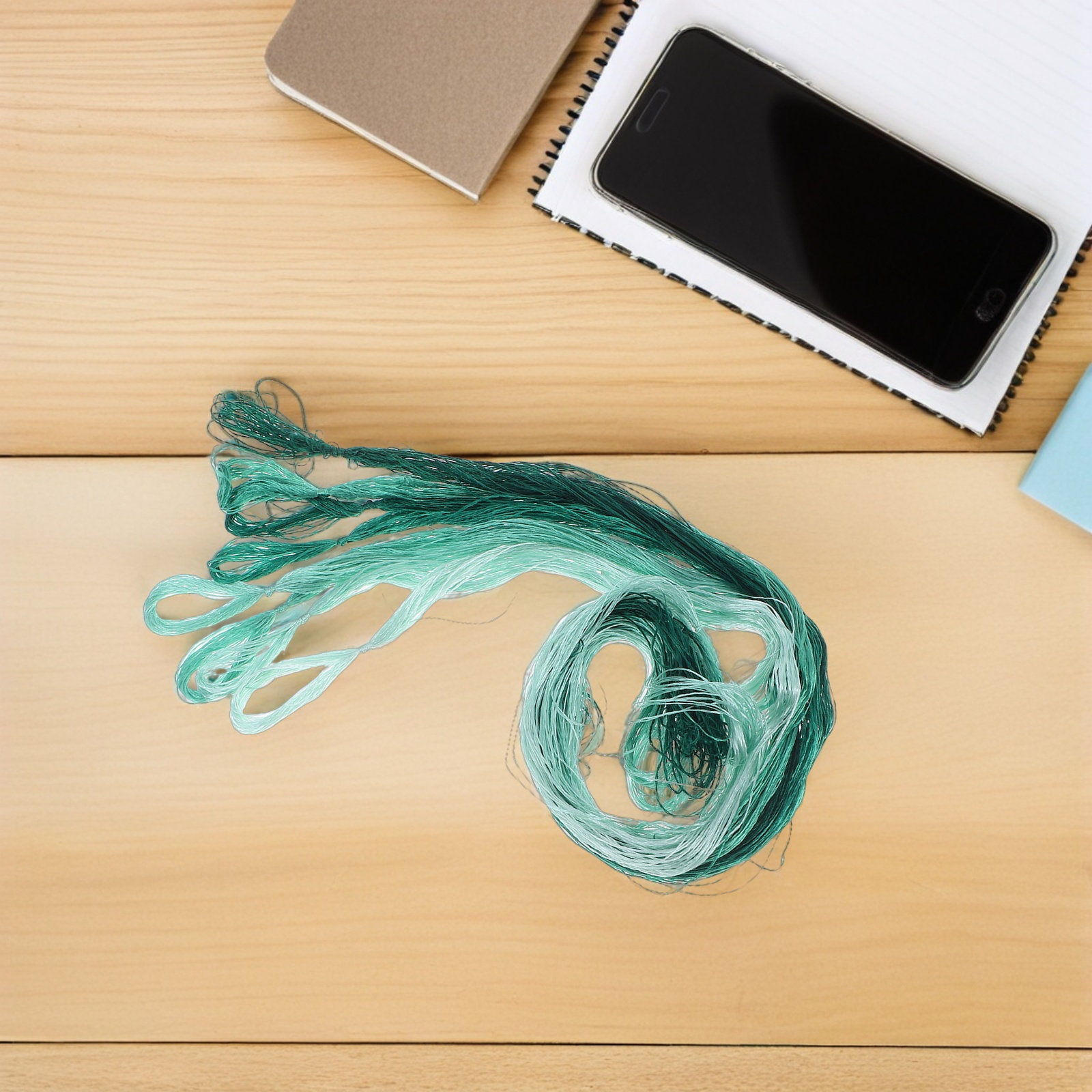 8 szt. Naturalna jedwabna nić  – Embroidery Floss recenzja i cena