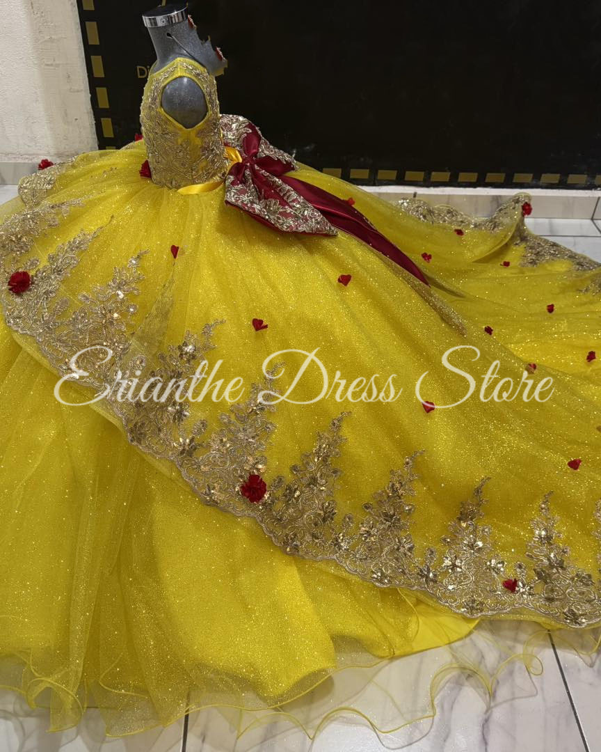 Żółta sukienka dla dziewczynki – Embroidery Yellow Flower recenzja i cena