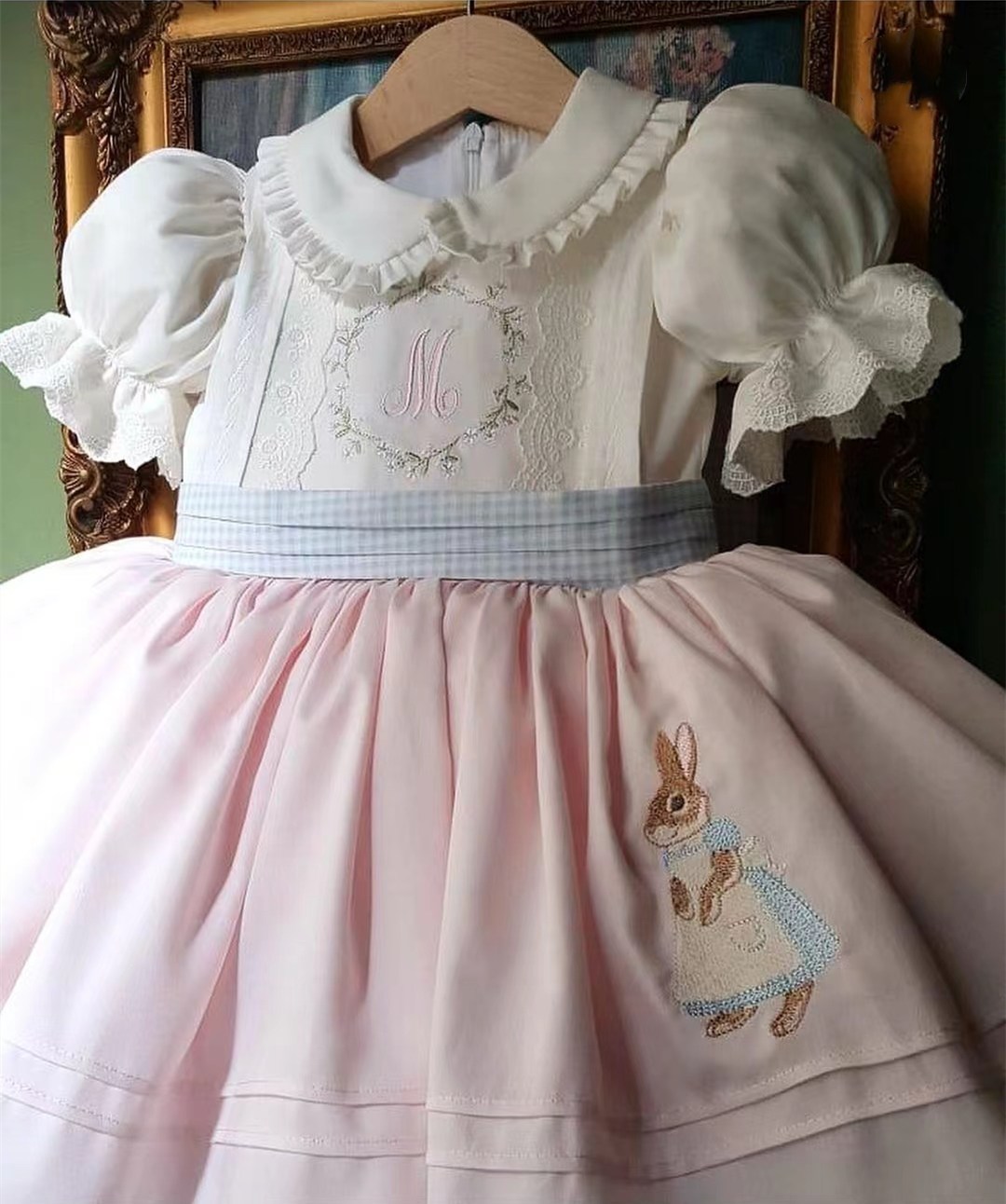 Dziewczęca Letnia Różowa Sukie – Embroidery Rabbit recenzja i cena