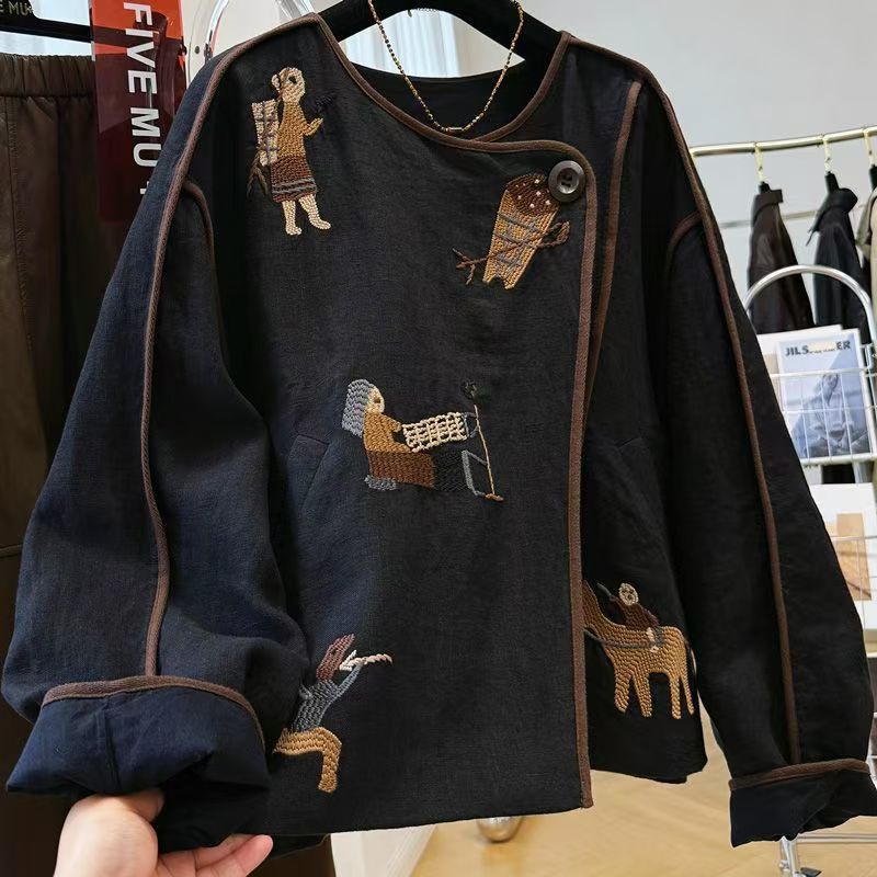 Krótki top z okrągłym dekoltem – Embroidery Jacket recenzja i cena