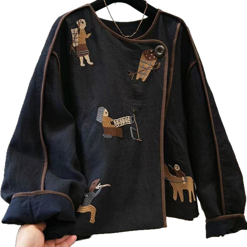 Krótki top z okrągłym dekoltem – Embroidery Jacket recenzja i cena